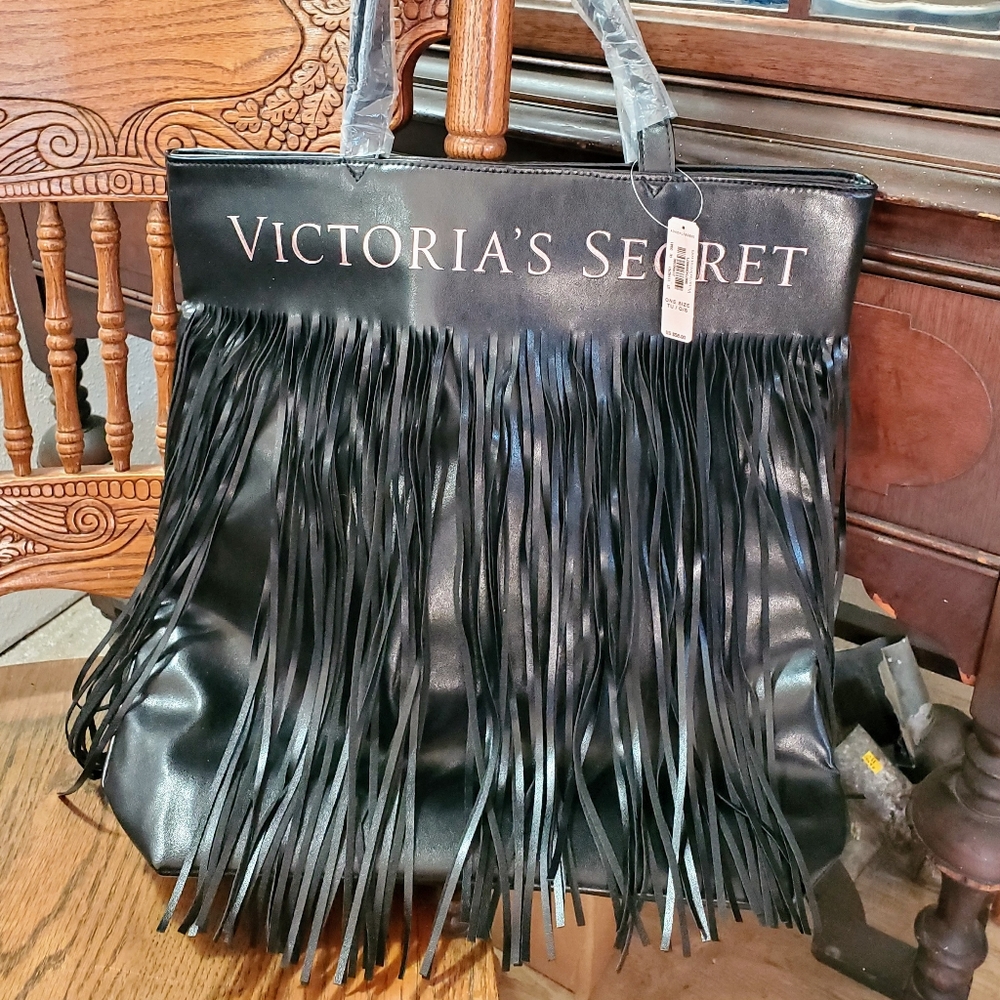 Brand New With Tags Victoria's Secret Fringed Bag